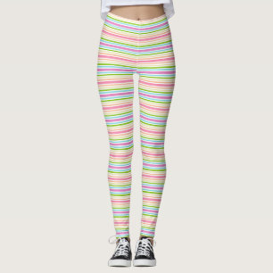 Pastellfarben Moderne Elegante Trendy Rosa Rosa Bl Leggings