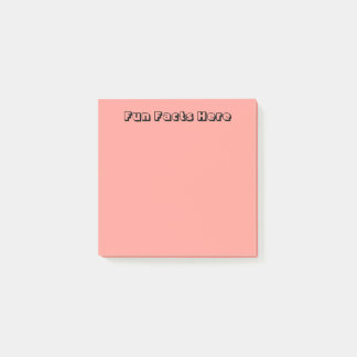 Pastellfarben Orange/Rot Post-it Klebezettel