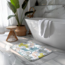 Pastellfarben Palmenfarben Blätter und Bio Formen