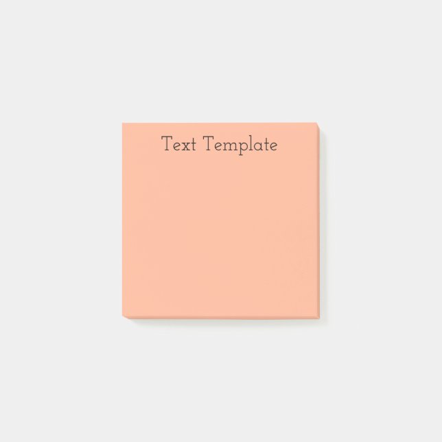 Pastellfarben Post-it Klebezettel (Vorderseite)