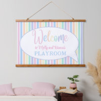 Pastellfarben Regenbogen gestreift Kinderspielplat