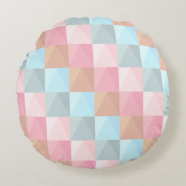 Pastellfarben Rundes Kissen