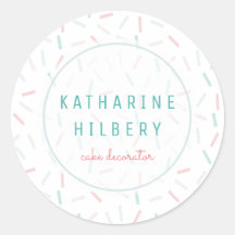 Pastellfarben Sprinkles Weiß