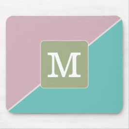 Pastellfarben-Übereinstimmung Erstmaliges Blau Ros Mousepad