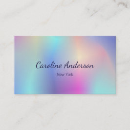 Pastellfarben Visitenkarte