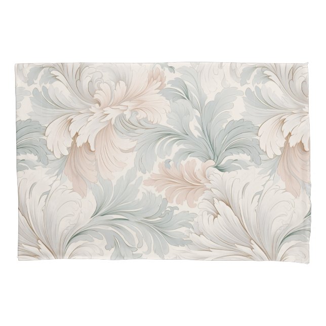 Pastellfarben zarte Blumenmotive Kissenbezug (Vorderseite)