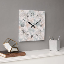 Pastellfarben zarte Blumenmotive