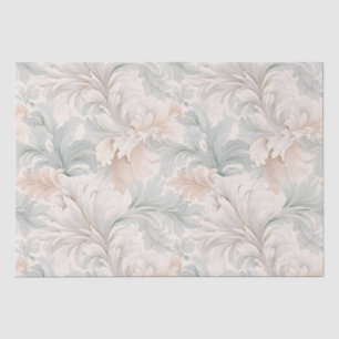 Pastellfarben zarte Blumenmotive Seidenpapier