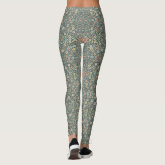 Pastellfarbene Blume mit dunklem Hintergrund Leggings