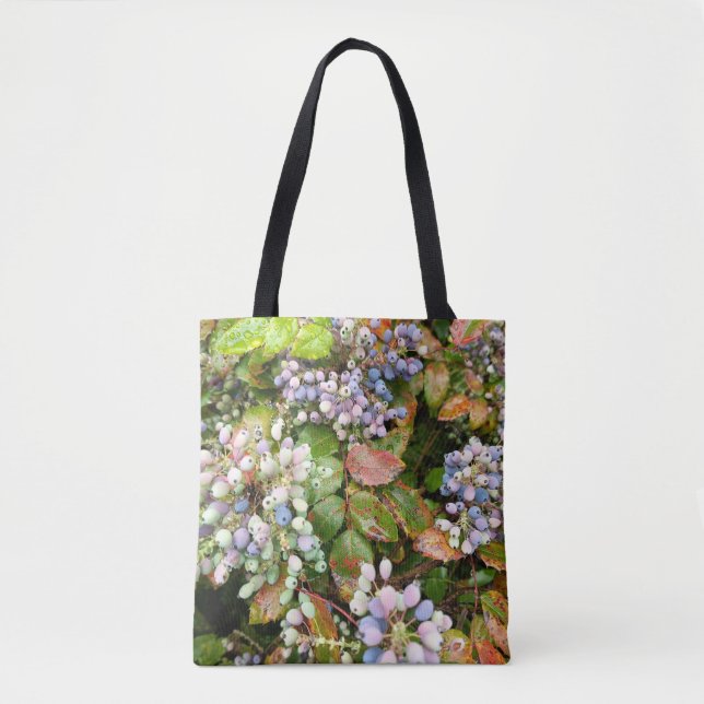 Pastellfarbene Blumengarten-Tasche Tasche (Vorderseite)