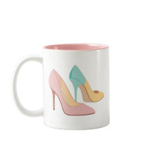 Pastellfarbene High Heels für Sie GIRL
