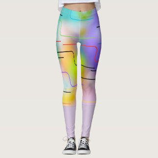 Pastellfarbene Leggings