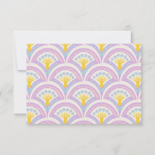 Pastellfarbene Muschel Ankündigung