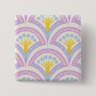 Pastellfarbene Muschel Button