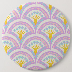 Pastellfarbene Muschel Button