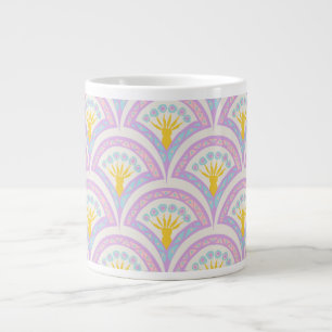Pastellfarbene Muschel Jumbo-Tasse