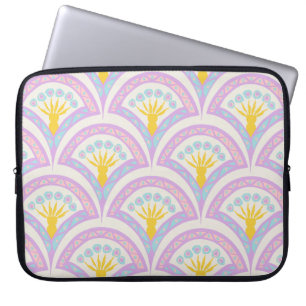 Pastellfarbene Muschel Laptopschutzhülle
