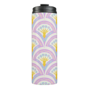 Pastellfarbene Muschel Thermosbecher