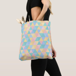 PASTELLFARBENE PINK BLAU GELB GRÜNE GEOMETRISCHE F TASCHE