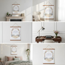 Pastellfarbene Wiesenblumen-Tapete