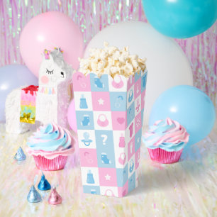 Pastellfarbene winzige Icons Baby-Partys & Geschle Geschenkschachtel