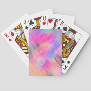 Pastellfarbener Abstrakter Hintergrund Spielkarten