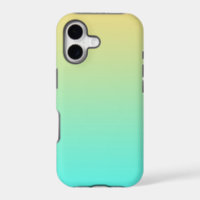 Pastellfarbener Gradient-Hintergrund Türkis Gelb