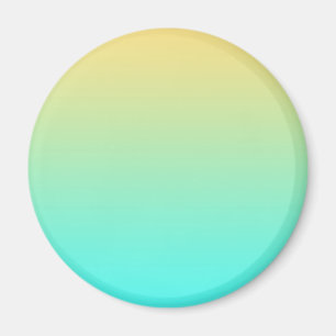 Pastellfarbener Gradient-Hintergrund Türkis Gelb Magnet