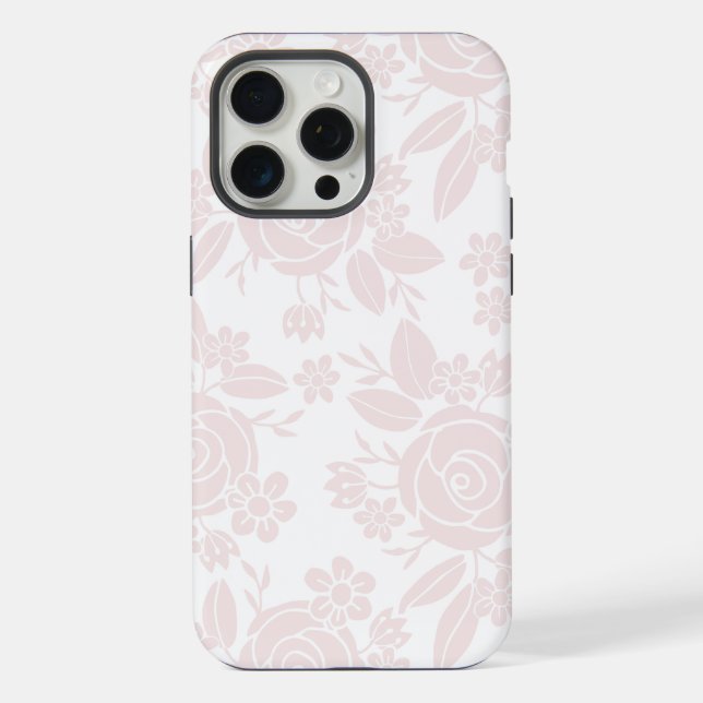 Pastellfarbenes, nahtloses Muster iPhone 15 Pro Max Hülle (Rückseite)