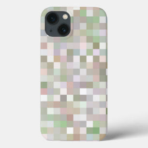 Pastellfarbenes Quadratmuster Case-Mate iPhone Hülle