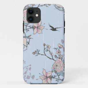 pastellfarbenes Shabby Chic iPhone 11 Hülle