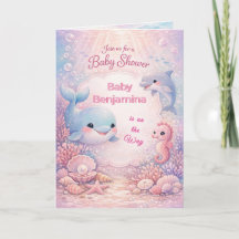 Pastellfarbenes Unter-dem-Meer-Baby-Bad Mädchen Oz