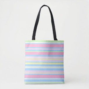 Pastellfarbstreifen Tasche