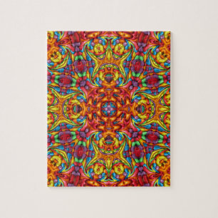 PastellfarbVintages Fraktal-Kaleidoskop