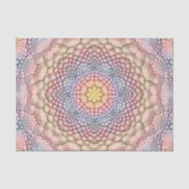 PastellfarbVintages Fraktal-Kaleidoskop Seidenpapier