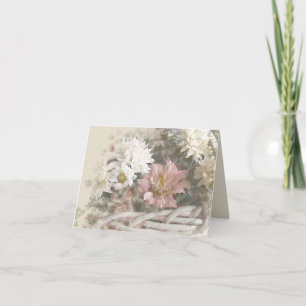 Pastellfloral Karte