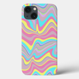 Pastellflüssigkeitswellen Case-Mate iPhone Hülle
