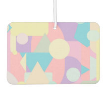 Pastellformen in Abstrakter Collage