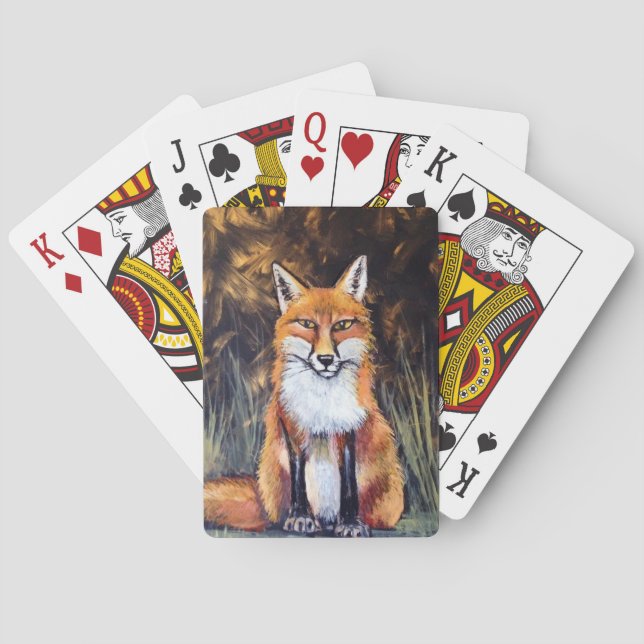 Pastellfox - Karten spielen Spielkarten (Rückseite)