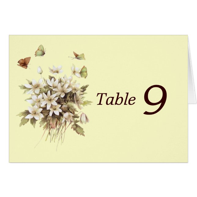 Pastellgelbe Wildblume (Vorderseite (Horizontal))