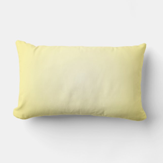 Pastellgelber Kissen (Vorderseite)