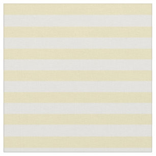 Pastellgelbes u. Weiß Striped Stoff