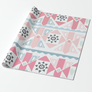 Pastellgeometrische Geschenkverpackung Geschenkpapier