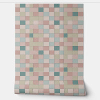 Pastellgeometrisches Muster mit weichem Oberteil