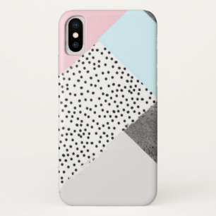 PastellGeomtric Marmor punktierter Entwurf Case-Mate iPhone Hülle