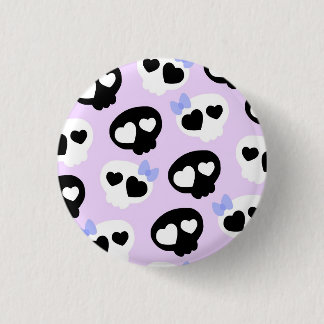 PastellGoth Schädel Button