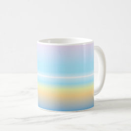 Pastellgradität mehrfarbig gestreift kaffeetasse