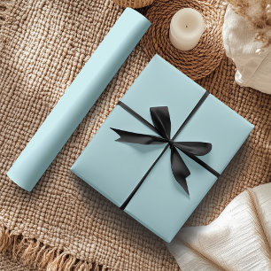 Pastellgrün einfarbig   Klassisch   Elegant Geschenkpapier