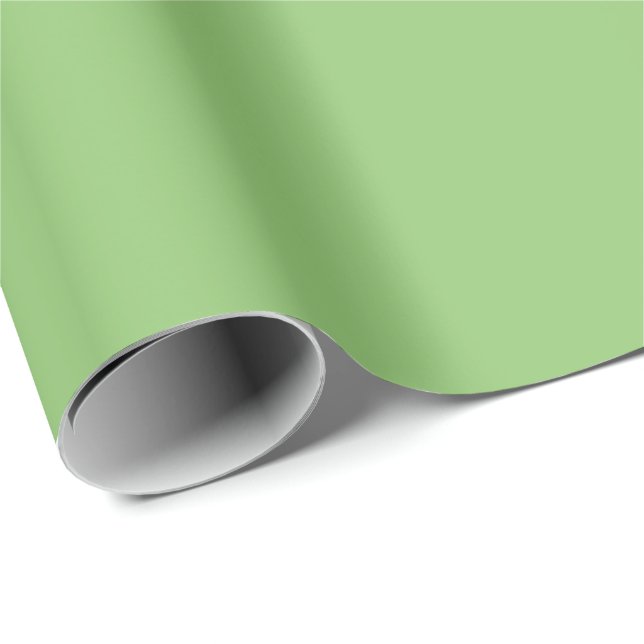 Pastellgrün Geschenkpapier (Rolleneckpunkt)