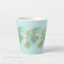 Pastellgrüne Latte-Tasse – Elegantes minimalistisc